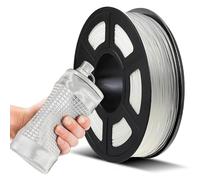 JAYO Filamento TPU de 1,75 mm, filamento de impresora 3D, precisión dimensional +/- 0,03 mm, 0,5 kg, 1 carrete, 95 A, TPU transparente