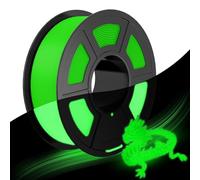 JAYO Glow in the Dark Filament PLA 1.75mm - Filamento PLA que Brilla en la Oscuridad, 1.1 kg (100 g más), Alta Luminosidad, Tolerancia ±0.02 mm, Verde, para Letreros y Decoración