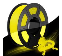 JAYO Glow in the Dark Filament PLA 1.75mm - Filamento PLA que Brilla en la Oscuridad, 1.1 kg (100 g más), Alta Luminosidad, Tolerancia ±0.02 mm, Amarillo, para Letreros y Decoración