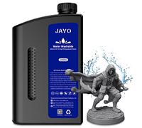 JAYO Resina Lavable en Agua 2KG, Resina Rápida UV 405nm Estándar para Impresora 3D 4K/6K/8K LCD/DLP/SLA, Alta Precisión, Bajo Olor, Gris Oscuro 1KG