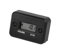 Jayron Digital LCD Inductivo Horómetro Impermeable para Barco Marino Quitanieves Inversor Generador Cortacésped y Pequeño Motor de Gas