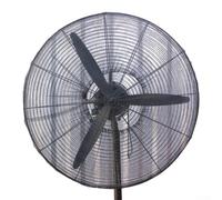 Jayruit Cubierta antipolvo para ventilador de suelo, protector de malla impermeable para ventiladores de pie de 40 a 46 cm, protección de seguridad para niños, color negro (78-85 cm)
