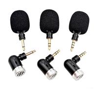 Jayruit Elegante mini micrófono portátil diseñado para ofrecer un sonido claro en cualquier lugar que lo necesites con una conexión de 3 5 mm (2 polos)