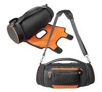 Jayruit Estuche de almacenamiento portátil de EVA, para JBL para Boombox 3 con correas ajustables para el hombro y bolsillo para accesorios, bolsa de transporte de viaje negra