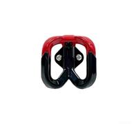 Jayruit Gancho de montaje frontal de motocicleta de aleación de aluminio para cascos y chaquetas, diseño de cierre de resorte seguro (rojo)