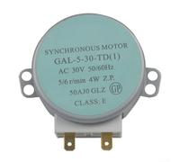 Jayruit Motor de Repuesto para Plato Giratorio de Microondas GALANZ - Compatible con Modelo GAL-5-30-TD, 30V 4W, Diámetro de Eje 0.7 cm, 5-6 Vueltas por Minuto, Instalación Fácil