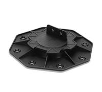 Jayseuw Soporte de apoyo, altura regulable 80 x, rodamiento autonivelante 18-30 mm, capacidad de carga fuerte, para tableros de terraza, madera, WPC, hormigón