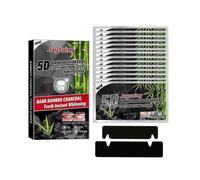 Jaysuing 5d Teeth Whitening Stickers Dazzling Lock White Remove Tooth Stains Gel Oral Hygiene Care Strip for False Veneers