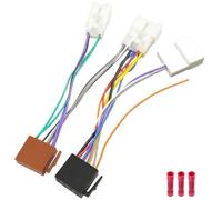 Jayubien - Juego de cables estéreo para conector de radio Toyota 2003-2012, compatible con Camry Corolla Tacoma Matrix Tundra 4Runner Prius RAV4 Sienna Cruiser ISO Adaptador de cable de radio de 20