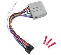 Jayubien Stereo Wiring Harness Adapter Compatible with Ford F-150/250/350 Expedition Focus Escape Mustang Explorer Lincoln Mercury No AMP,16Pin ISO Android Connector to 24Pin Car Radio Wire Cable