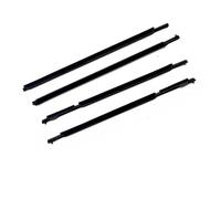 JAYWIS 4 Burletes Para Ventanas De Coche Para Toyota Para Prado 2010-2018 Bucles Goma Para Molduras Puertas, Impermeables Banda sellado exterior