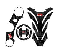 JAYWIS Accesorios para motocicleta, pegatina, almohadilla para tanque de combustible, horquilla, abrazadera superior de árbol Triple para SUZUKI GSXR GSX-R 600 750 1000 K11 K8 K7 Almohadillas de tanqu