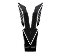 JAYWIS Adhesivo Lateral para Depósito De Combustible De Motocicleta para MT 09 MT-09 2024, Kit De Protección para Las Rodillas Y El Carenado. Pegatina Depósito(Negro,X-5)