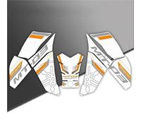 JAYWIS Adhesivo Lateral para Depósito De Combustible De Motocicleta para MT03, MT-03, MT 03, Protector De Rodillas, Alfombrilla De Tracción Pegatina Depósito(Color 3)