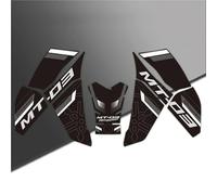 JAYWIS Adhesivo Lateral para Depósito De Combustible De Motocicleta para MT03, MT-03, MT 03, Protector De Rodillas, Alfombrilla De Tracción Pegatina Depósito(Color 2)