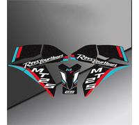 JAYWIS Adhesivo Lateral para Depósito De Combustible De Motocicleta para MT25 MT-25 Adhesivo Protector para Rodillas Alfombrilla De Tracción Pegatina Depósito(Color 1)