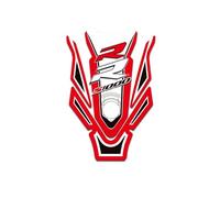 JAYWIS Adhesivo Lateral para Depósito De Combustible De Motocicleta para S1000RR S 1000RR 2019-2024 Protector De Pintura para Depósito Carenado Pegatina Depósito(Rojo,X-2)