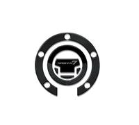 JAYWIS Adhesivo Lateral para Depósito De Combustible De Motocicleta para Tracer 7 2024 Kit De Calcomanías Protectoras De Resina Impermeables Pegatina Depósito(Titanio,X-4)