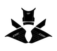 JAYWIS Adhesivo Lateral para Tanque De Combustible De Motocicleta para Voge DS900X DSX900, Calcomanías para Rodillas. Pegatina Depósito(Titanio)