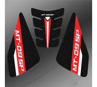 JAYWIS Adhesivo para Motocicleta, Almohadilla Lateral para Depósito De Combustible, Adhesivos De Tracción para MT09SP MT-09 SP MT09 SP 2023 Pegatina Depósito(Rojo)