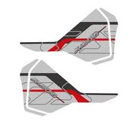 JAYWIS Adhesivo para Motocicleta, Almohadilla Lateral para Depósito De Combustible, Antideslizante, para R1300GSA R 1300 GS ADV R1300 GS GS1300 Pegatina Depósito(Rojo,X-2)