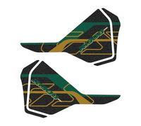 JAYWIS Adhesivo para Motocicleta, Almohadilla Lateral para Depósito De Combustible, Antideslizante, para R1300GSA R 1300 GS ADV R1300 GS GS1300 Pegatina Depósito(Verde,X-2)