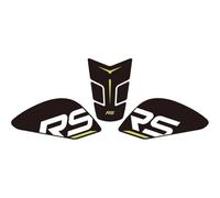 JAYWIS Adhesivo para Motocicleta, Almohadilla Lateral para Depósito De Combustible para Speed Triple 1200RS 1200RS Pegatina Depósito(Negro 1,X-1)