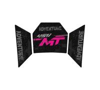 JAYWIS Adhesivo para Motocicleta para CFMOTO 450MT 450 MT 2024 Almohadilla Lateral para Depósito De Combustible Adhesivos para Agarre De Rodillas Pegatina Depósito(Rojo 1,X-2)