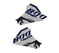 JAYWIS Adhesivo para Motocicleta para CFMOTO 800MT MT800 MT 800 2022-2024, Almohadilla De Resina para Tanque De Gasolina, Almohadillas De Tracción. Pegatina Depósito(Azul,X-5)