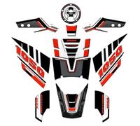 JAYWIS Adhesivos para Motocicleta para Suzuki V-Strom 1050 XT 2022, Protectores De Resina De Gel, Kit De Adhesivos para El Depósito De Combustible. Pegatina Depósito(Color 1)