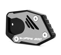 JAYWIS Almohadilla para Caballete Lateral De Motocicleta para H&Onda VFR 800X VFR800X Crossrunner 2015-2022 Placa De Soporte con Extensión Ampliada Placa Pata Cabra(Titanio)