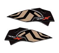 JAYWIS Almohadillas Laterales para Tanque De Combustible para Benelli TRK 702X 2024, Pegatinas De Resina, Kit De Protección Impermeable. Pegatina Depósito(Color 2)