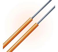 JAYWIS Amortiguador De Gas Para Maletero De Coche Para Lada Para Niva (2121) 1976-2016 450 Mm, Soportes De Elevación Para Portón Trasero Resorte de Gas Maletero(Naranja)