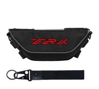 JAYWIS Bolsa para Manillar De Motocicleta para Benelli TRK702 TRK702X, Bolsa Impermeable para Guardar Herramientas De Reparación, Bolsa De Viaje.(Negro 4)