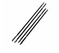 JAYWIS Burlete Para Ventanas De Auto Para Odyssey RB1 RB2 2003-2008 Barra Selladora Para, Impermeable, Con Adhesivo Banda sellado exterior(Negro 4 piezas)