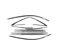 JAYWIS Burlete Para Ventanilla Lateral De Coche Para A6 2019-2025, Eje Corto Cubierta Exterior, Para Cristales Puerta, Cinturones Decorativos Banda sellado exterior