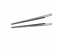 JAYWIS Burlete Para Ventanillas Laterales Para Toyota Para Land Para Cruiser Para Prado J150 2010-2023 Burletes Impermeables Para Puertas Banda sellado exterior(Cromo trasero 2 piezas)