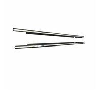 JAYWIS Burlete Para Ventanillas Laterales Para Toyota Para Land Para Cruiser Para Prado J150 2010-2023 Burletes Impermeables Para Puertas Banda sellado exterior(Frente cromado 2 piezas)