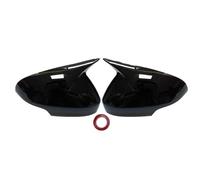JAYWIS Cubierta De Espejo Retrovisor Exterior Para Volvo C30 C70 S40 S60 V40 V50 V70 (2005-2016) Carcasa Lateral De Espejo De Puerta Fundas Espejo Lateral(Negro brillante)
