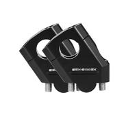 JAYWIS Elevador Manillar Elevadores De Manillar De Motocicleta para Suzuki GSX S1000 GX GSX-S 1000GX 2024 Abrazadera De Montaje Elevado Extensión Elevada Abrazadera Manillar(Negro 28 mm)