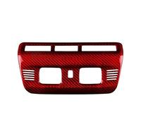 JAYWIS Kit De Embellecedores Para Luz De Lectura De Techo De Coche Para Chevy Para Corvette C8 2020-2023, Accesorios Decorativos De Interior.(ROJO)