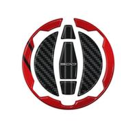 JAYWIS Kit De Pegatinas Protectoras De Resina para Tanque De Combustible De Motocicleta para Kawasaki para Z900 2023-2024. Pegatina Depósito(Rojo,X-2)