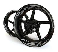 JAYWIS Moto Llantas Pegatinas Kit De Pegatinas para Llantas De Motocicleta para Y&amaha FZ1 FZ 1, con Bandas Reflectantes, Cinta Adhesiva Y Accesorios. Ruedas Calcomanías(Color 7)