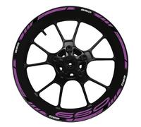 JAYWIS Moto Llantas Pegatinas Pegatinas para Llantas De Motocicleta De 17 Pulgadas para K&awasaki Z650 Z 650, Juego De Pegatinas para Llantas, Cinta De Rayas, Decoración Ruedas Calcomanías(Color 29)