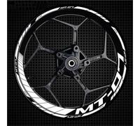 JAYWIS Pegatinas Reflectantes para Ruedas de Motocicleta, Cinta de Rayas Impermeable, Accesorios de Modificación para Y&amaha MT07 MT-07, Color 8