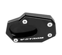JAYWIS Placa De Soporte para Motocicleta Pata De Cabra para Suzuki DL1050 V-Strom 1050 Vstrom DL 1050 XT 2020-2023 Extensión De Caballete Lateral Placa Pata Cabra(Negro 1)