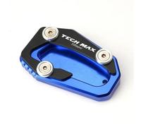 JAYWIS Placa De Soporte para Motocicleta, Soporte Lateral para Pie, Ampliación para Yamaha TMAX 560 2020-2022, Accesorios Extensores De Reacondicionamiento Placa de Soporte (Color : Azul, Tamaño : 1