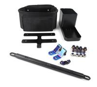 JAYWIS Portabotellas para Manillar De Motocicleta, Portavasos para Y&amaha NMAX, Xmax, TMAX 300, 250 Y 155. Bolsa De Almacenamiento.(Matte Black Set)
