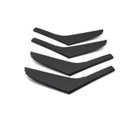 JAYWIS Reemplazo De La Moldura Del Panel De La Manija De La Puerta Delantera, Trasera, Izquierda Y Derecha Para VW Para Golf 6 Sedán Para GTI MK6 2009-2014(Negro,4 piezas)