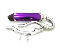 JAYWIS Silenciador De Escape Modificado para Motocicleta para Yamaha TTR230 Vintage 2005-2016. Tubo De Enlace Delantero. Silenciador de Escape(Color 5)